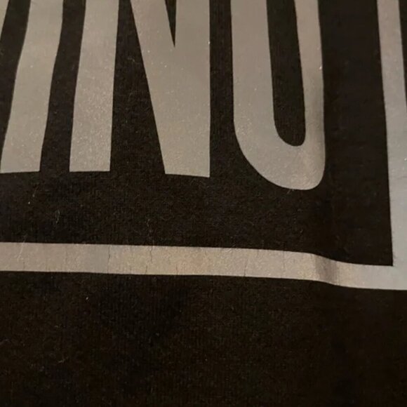 Love Moschino Sweatshirt Box Logo Silver Black size 8 - Picture 5 of 6